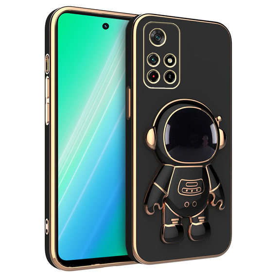 Чехол до Xiaomi Redmi Note 11 Pro 4G / 5G, Astronaut, чёрный