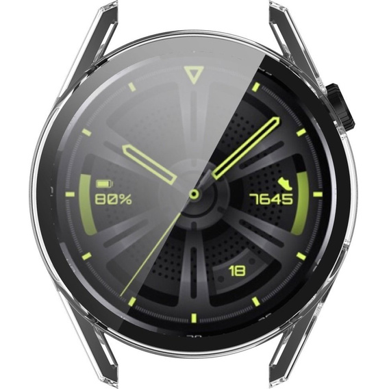 2в1 чохол та захисне скло для годинника Huawei Watch GT 3 42mm, Case, Clear