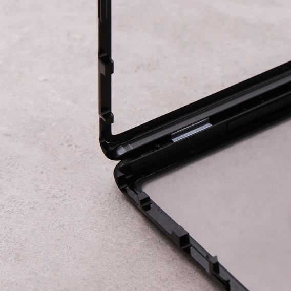 Магнітний чохол Dual Glass MagSafe для Samsung Galaxy S22 Ultra, чорний