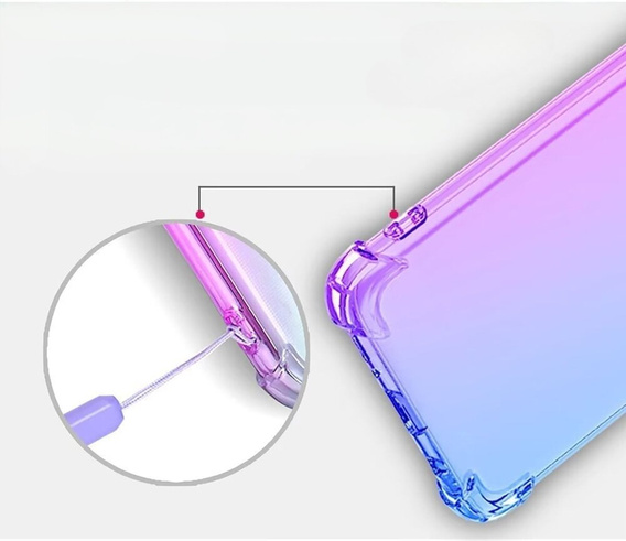 Чохол для Samsung Galaxy M15 5G, Gradient Dropproof, Фіолетовий / синій