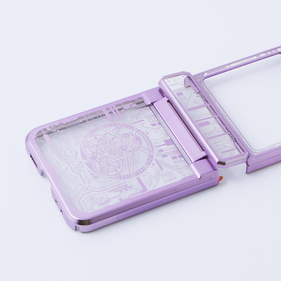 Чехол для Samsung Galaxy Z Flip 5 5G, Mechanical Legend, фиолетовый