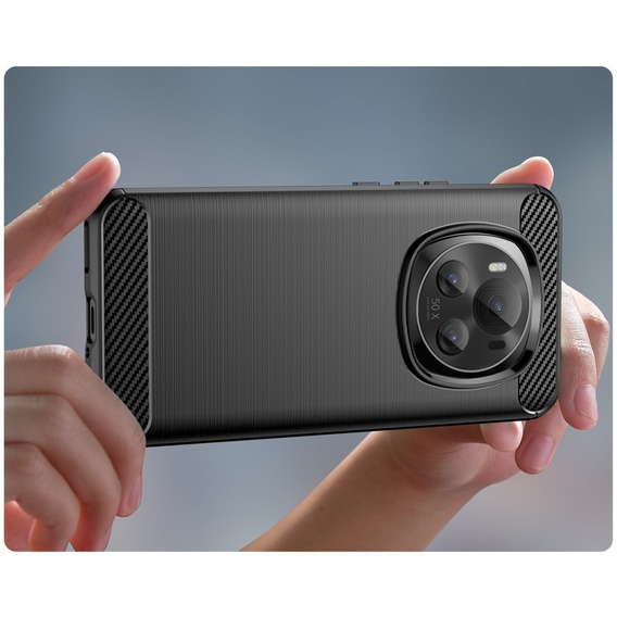 Чoхол до Honor Magic 6 Pro 5G, Carbon, чорний