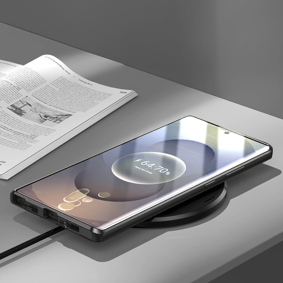 Чохол для Samsung Galaxy S25 Ultra, Magnetic Dual Glass, чорний