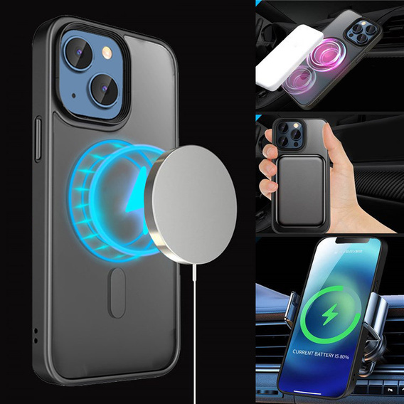 Чoхол Mocolo до iPhone 14, MagSafe, чорний