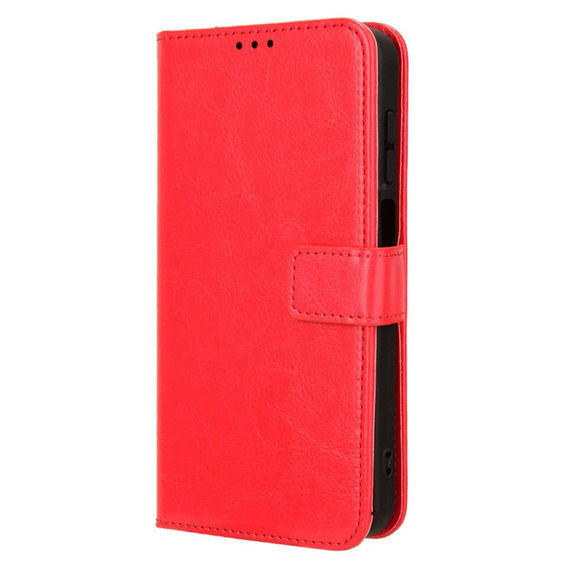 Откидной чехол для Samsung Galaxy M35, Crazy Horse Wallet, красный