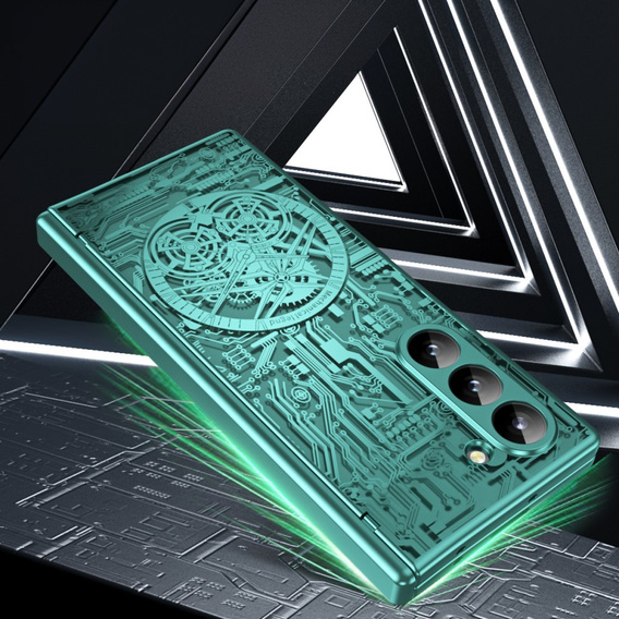Чехол для Samsung Galaxy Z Fold6 5G, Mechanical Legend, зелёный