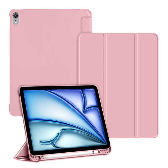 Чехол для Apple iPad Air 11" 6 gen. 2024 (A2902, Smartcase с местом для стилуса, розовый