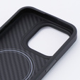 Чехол для iPhone 15 Pro, Aramid Fiber Cover, чёрный