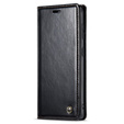 Флип-кейс CASEME для Samsung Galaxy S21, Waxy Textured, чёрный