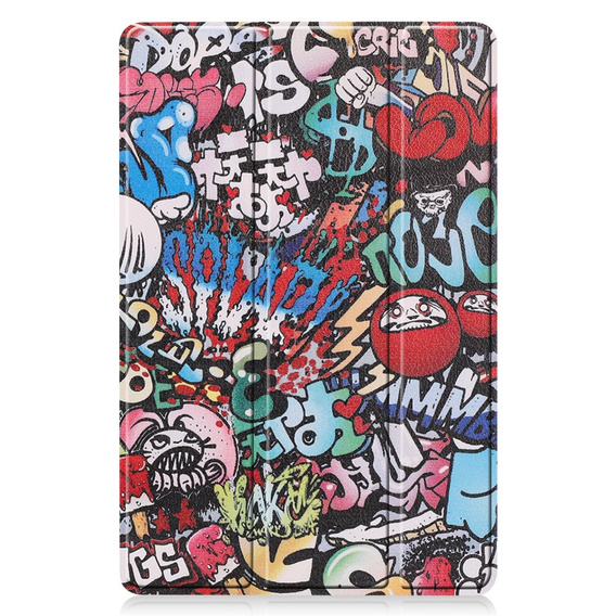 Чехол для Samsung Galaxy Tab S10 Lite / S10 FE / S9 FE, с откидной крышкой, graffiti