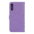 Откидной чехол для Samsung Galaxy A50 / A30s, Butterfly Flower, фиолетовый