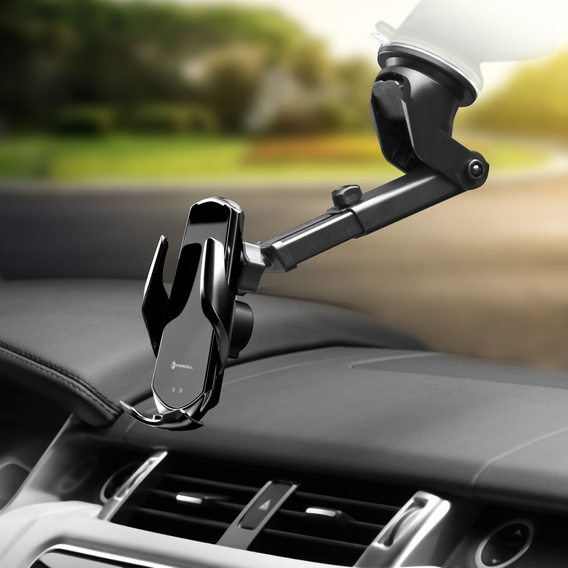 Автомобильный держатель с беспроводным зарядным устройством Forcell F-Grip HS1