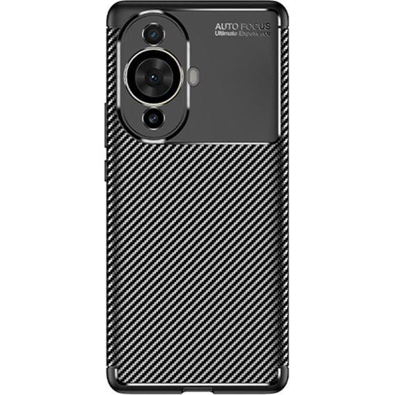 Чoхол до Huawei Nova 11 Pro, Carbon Gel, чорний