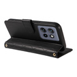 Чохол-сумка для Motorola Edge 50 Neo / Motorola ThinkPhone 25, Rhombus Crossbody Leather, чорний