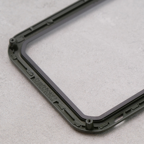 Чехол Love Mei до iPhone 12, armored with glass, зелёный