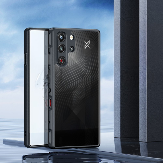 Чохол DuxDucis для ZTE nubia Red Magic 10 Pro / 10 Pro+ 5G, Aimo case, прозорий / чорний