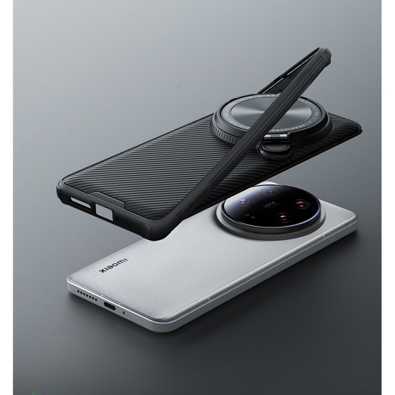 бронированный чехол Nillkin для Xiaomi 14 Ultra, CamShield Prop, для Magsafe, чёрный