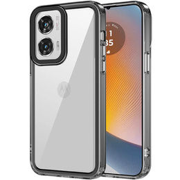Чoхол до Motorola Edge 50 Fusion 5G, Fusion Hybrid, прозорий / чорний