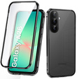 Чехол для Samsung Galaxy A26, Magnetic Dual Glass, чёрный