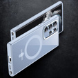 Чохол ERBORD MagSafe для Samsung Galaxy S22 Ultra 5G, Hybrid Case, Blue