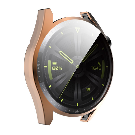 Etui z wbudowanym szkłem do Huawei Watch GT 3 42mm - Rose Gold