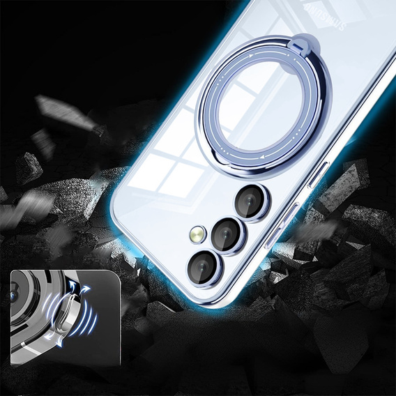Магнитный чехол для Samsung Galaxy S25, для MagSafe, синий