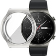 Чехол 2в1 с защитой экрана для часов Huawei Watch GT 2 PRO, Silver