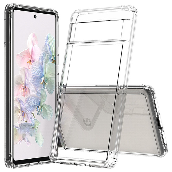 Чехол до Google Pixel 7, Fusion Hybrid, прозрачный