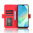 Футляр з клапаном для Samsung Galaxy A16, Card Slot, червоний