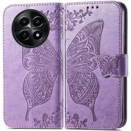 Чохол-книжка для Realme 12, Butterfly, фіолетовий