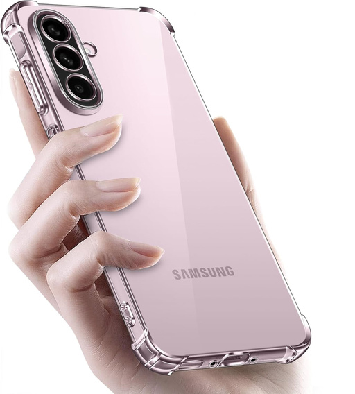 Чохол для Samsung Galaxy A56, Erbord Dropproof, прозорий + скло