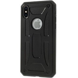 Czarne Etui PROTECTION SHELL Case Apple iPhone X 5.8