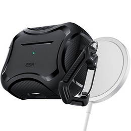 ESR чохол для навушників Airpods Pro 1 / 2, Cyber Armor Halolock Magsafe, Black