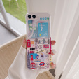 Чохол для Samsung Galaxy Z Flip 5 5G, жорсткий чохол, різнокольоровий London