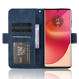 Футляр з клапаном для Motorola Edge 50 Fusion 5G, Card Slot, темно-синій
