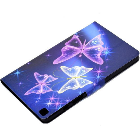 Чехол до Samsung Galaxy Tab A7 10.4 2020 T500 T505, butterflies, фиолетовый