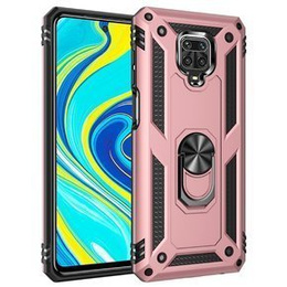 Броньований Чoхол до Xiaomi Redmi Note 9S / 9 Pro, Nox Case Ring, рожевий