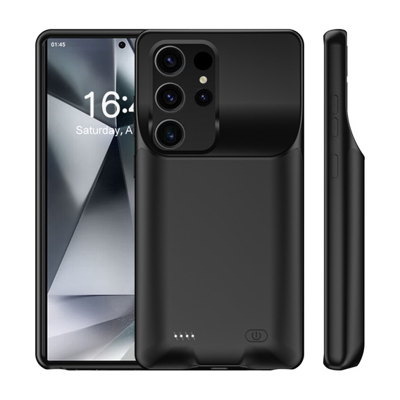 Чехол с батареей 4800mAh до Samsung Galaxy S23 Ultra, Black