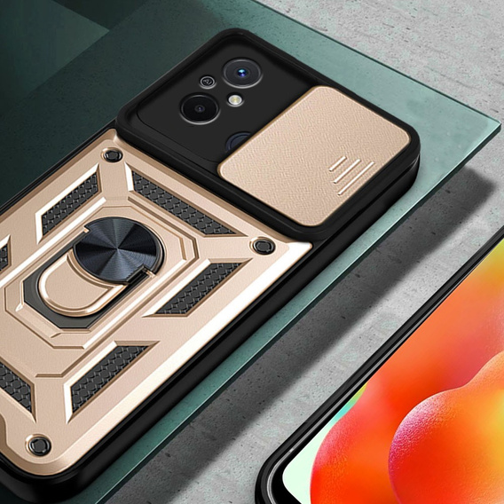 Чехол NOX Camera Slide Xiaomi Redmi 12C, CamShield Slide, золото