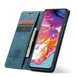 Чехол CASEME для Samsung Galaxy A70, Leather Wallet Case, синий
