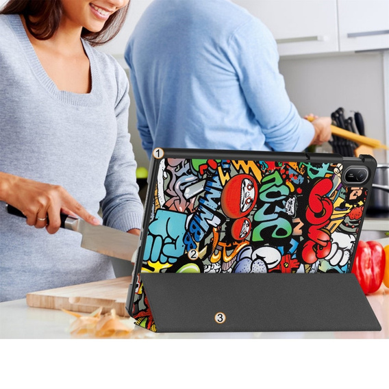 Чехол для Huawei MatePad SE 11 2024, Smartcase, graffiti