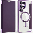 Чохол-книжка для Samsung Galaxy S25 Ultra, RFID Wallet MagSafe CamShield, фіолетовий