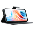Чохол-книжка для Oppo A79 5G, Butterfly, чорний