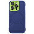 Чехол для iPhone 15 Pro, ERBORD Armor Mag, синий
