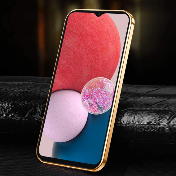 Чехол до Samsung Galaxy A13 4G, Cowhide Leather, розовый
