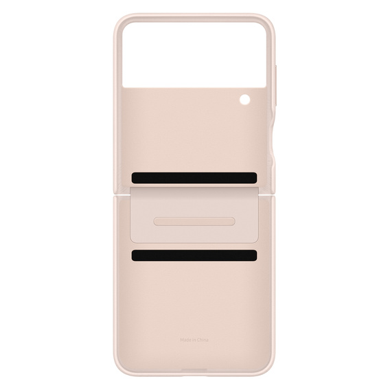 Оригінальний чохол Samsung для Galaxy Z Flip 4, Leather Flap Cover, помаранчевий