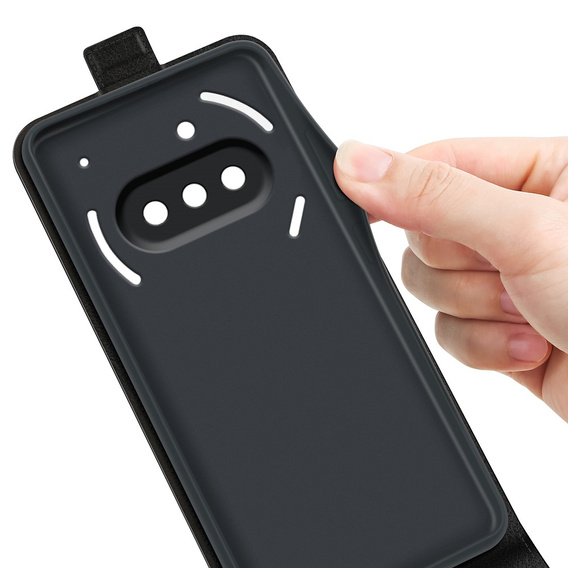 Футляр з клапаном для Nothing Phone 3a, Flip, чорний
