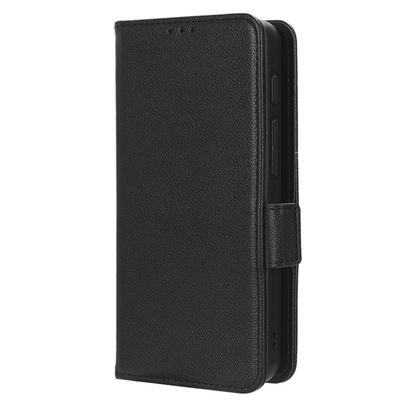 Откидной чехол для Cat S75 5G, Wallet Litchi Magnet, чёрный