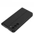 Откидной чехол для Samsung Galaxy S23, GKK Leather, carbon чёрный