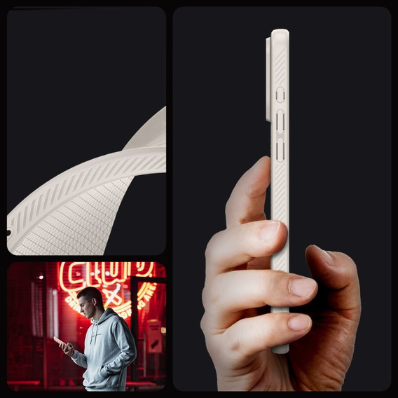 Чехол Spigen до iPhone 15 Pro Max, Liquid Air, чёрный